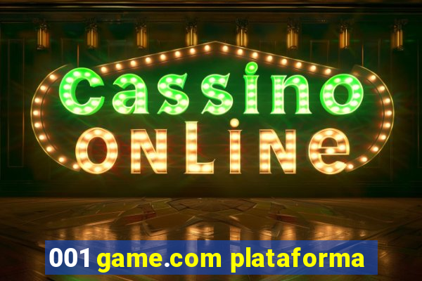 001 game.com plataforma